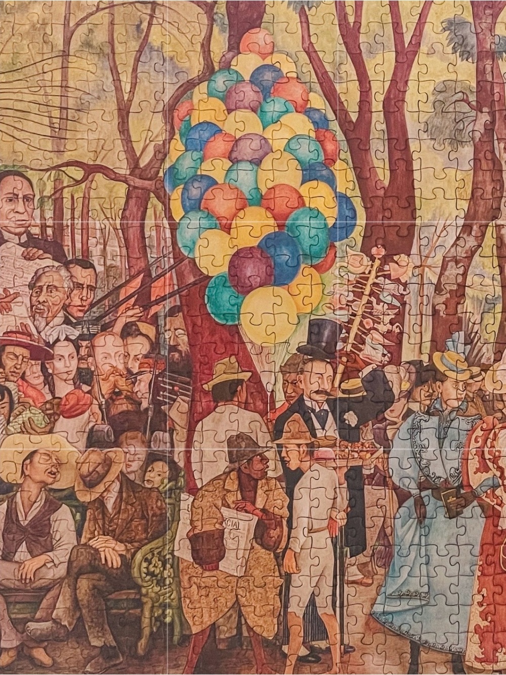Pomegranate 1000-Piece Puzzle for Adults, Diego Rivera Art, Mexican History